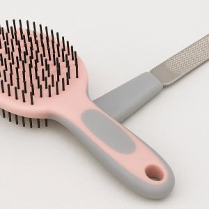 30 Grooming Brush and Nail File 2 in 1 Tool for Small Pets